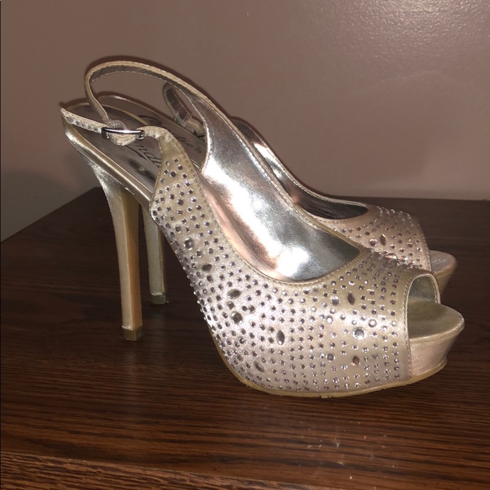 Silver Candies pumps